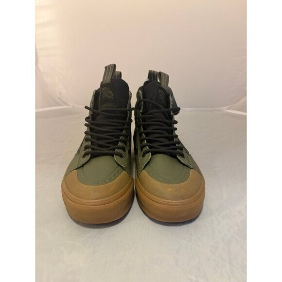 Vans off the wall green brown SK8-Hi boots MTE cold weather men’s sz 7.5 507698 main image 4